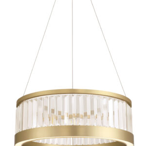 Eurofase Empra, Pendant, 24", Gold, Clear Crystal – Eurofase Pendants