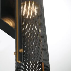 Eurofase Westcliffe, Outdoor , 2-Light, 17", Gold-Black Mix – Eurofase Outdoor