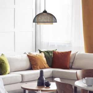 Eurofase Kenmore, Pendant, 16", Matte Black, Gold Steel – Eurofase Pendants