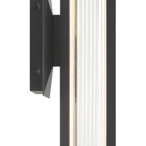 Eurofase Aelin, Outdoor, 24", Matte Black, Clear Crystal – Eurofase Outdoor