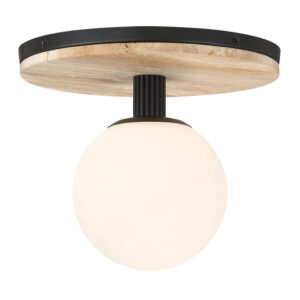 Eurofase Carnagie, Flush Mount, 8", Antique Brass, Opal Etched Glass – Eurofase Flush Mounts