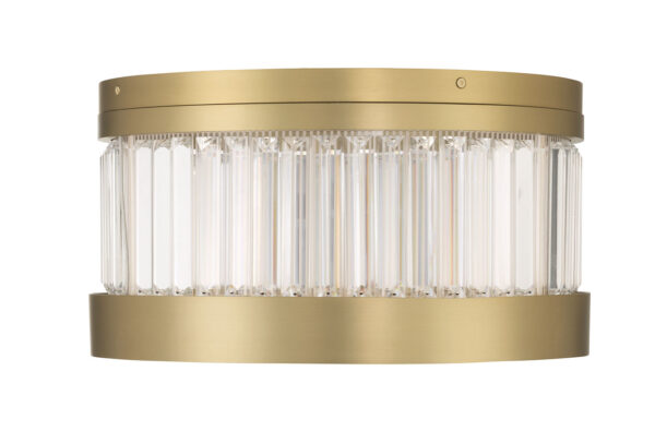 Eurofase Empra, Flush Mount, 16", Matte Black, Clear Crystal – Eurofase Flush Mounts