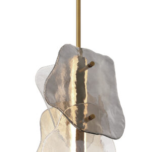 Eurofase Grotto, Pendant, 36", Polished Nickel, Mixed Glass – Eurofase Pendants