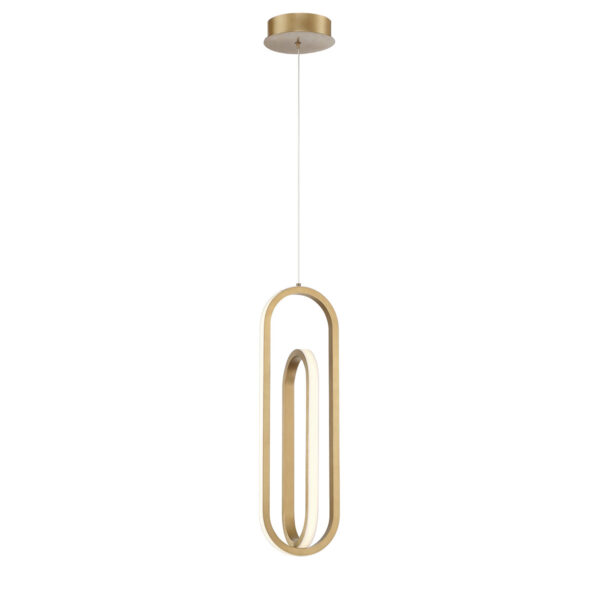 Eurofase Demark, Pendant , 22", Matte Gold – Eurofase Pendants