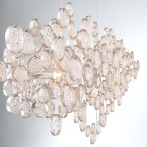 Eurofase Trento, Chandelier, 12-Light, 40", Chrome, Clear Glass – Eurofase Chandeliers