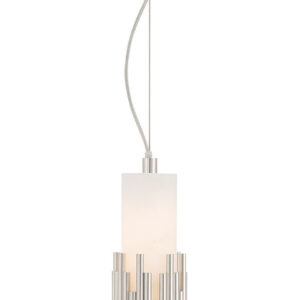Eurofase Venna, Pendant, 29", Polished Nickel, Alabaster – Eurofase Pendants