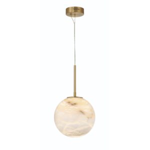 Eurofase Kepler, Pendant , 12", Gold, Alabaster