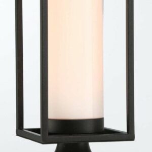 Eurofase Ren, Outdoor, 15", Powder Coat Black, White Glass – Eurofase Outdoor