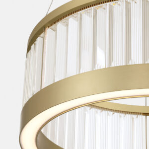 Eurofase Empra, Pendant, 24", Gold, Clear Crystal – Eurofase Pendants