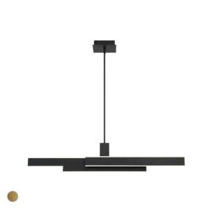 Eurofase Cameno, Chandelier, 45", Matte Black, White Acrylic – Eurofase Chandeliers