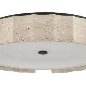 Eurofase Roslington, Flush Mount, 24", Gold, Opal Etched Glass – Eurofase Flush Mounts