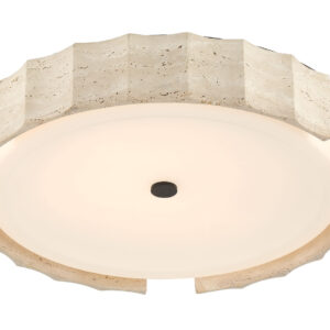 Eurofase Roslington, Flush Mount, 24", Matte Black, Opal Etched Glass – Eurofase Flush Mounts