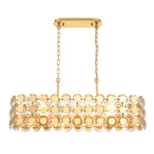 Eurofase 8-light 40in Linear Chandelier – Eurofase Chandeliers