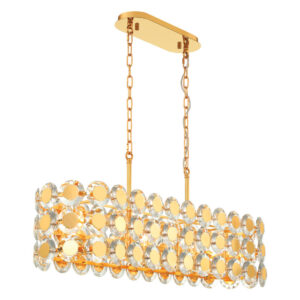 Eurofase 8-light 40in Linear Chandelier – Eurofase Chandeliers