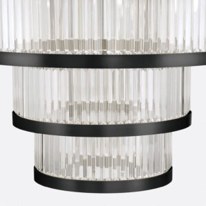 Eurofase Empra, Chandelier, 5-Light, 47", Gold, Clear Crystal – Eurofase Chandeliers