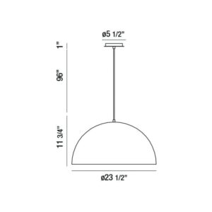 Eurofase Laverton, Pendant, 24", Matte Black, Black Steel – Eurofase Pendants
