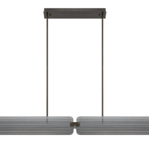 Eurofase Neoness, Chandelier, 4-Light, 67", Matte Black, Smoked Glass – Eurofase Chandeliers