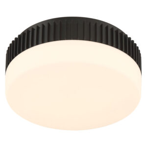 Eurofase Purgos, Flush Mount, 12", Matte Black, Opal Glass – Eurofase Flush Mounts