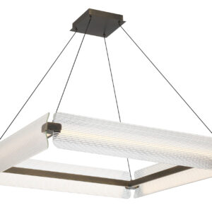 Eurofase Neoness, Chandelier, 4-Light, 34", Weathered Brass, Smoked Glass – Eurofase Chandeliers