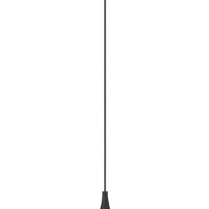 Eurofase Iissa, Pendant, 6", Matte Black, Smoked Glass – Eurofase Pendants