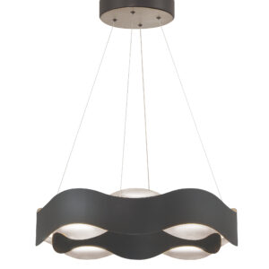 Eurofase Vaughan, Pendant, 24", Silver-Black Mix, Silver Steel – Eurofase Pendants