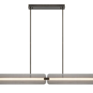 Eurofase Neoness, Chandelier, 4-Light, 67", Weathered Brass, Smoked Glass – Eurofase Chandeliers