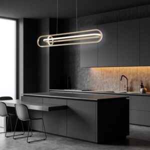 Eurofase Demark, Chandelier , 42", Matte Gold – Eurofase Chandeliers