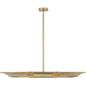 Eurofase Umura, Chandelier , 2-Light, 49", Satin Gold Paint – Eurofase Chandeliers