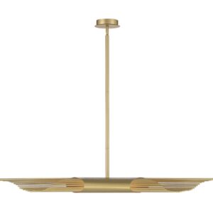 Eurofase Umura, Chandelier , 2-Light, 49", Satin Gold Paint – Eurofase Chandeliers