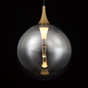 Eurofase Iissa, Pendant, 6", Matte Black, Smoked Glass – Eurofase Pendants
