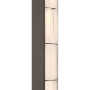 Eurofase Gibraltar, Outdoor, 18", Sand Bronze, White Strie Glass – Eurofase Outdoor