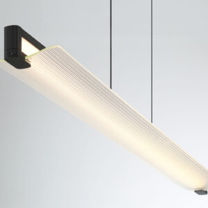Eurofase Neoness, Chandelier, 4-Light, 67", Matte Black, Smoked Glass – Eurofase Chandeliers