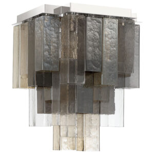 Eurofase Altesa, Flush Mount, 10-Light, 17", Chrome, Mixed Glass – Eurofase Flush Mounts