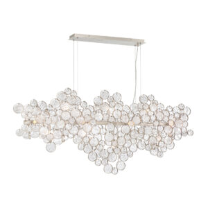 Eurofase Trento, Chandelier, 15-Light, 56", Chrome, Clear Glass – Eurofase Chandeliers