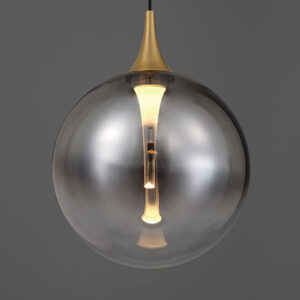 Eurofase Iissa, Pendant, 6", Matte Black, Smoked Glass – Eurofase Pendants