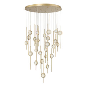Eurofase Barletta, Chandelier , 26-Light, 40", Gold – Eurofase Chandeliers