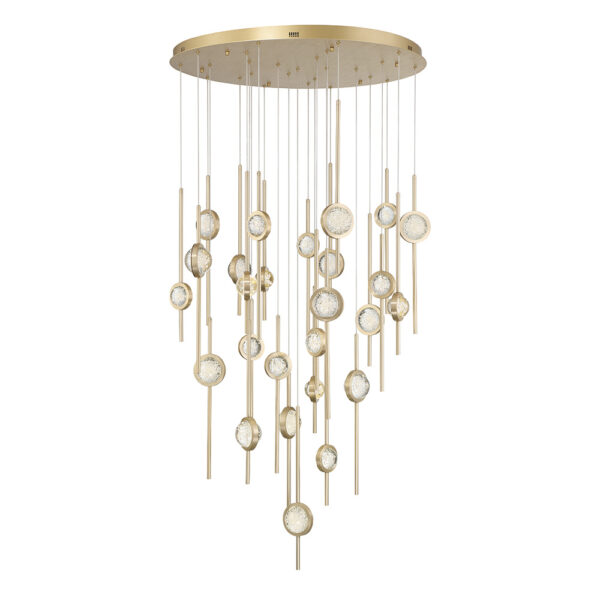Eurofase Barletta, Chandelier , 26-Light, 40", Gold – Eurofase Chandeliers
