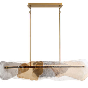 Eurofase Grotto, Chandelier, 58", Antique Brass, Mixed Glass – Eurofase Chandeliers