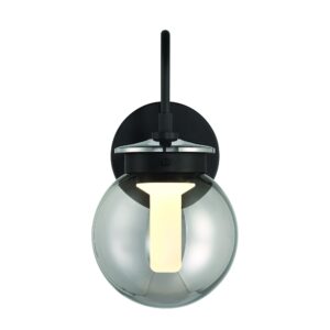 Eurofase Caswell, Outdoor, 11", Powder Coat Black, Smoked Glass – Eurofase Outdoor