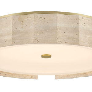 Eurofase Roslington, Flush Mount, 24", Gold, Opal Etched Glass – Eurofase Flush Mounts