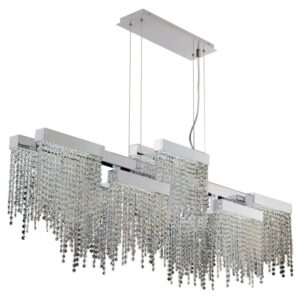 Eurofase 10-Light 51" Integrated Led Linear Chandelier – Eurofase Chandeliers