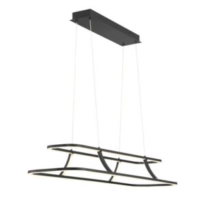 Eurofase Cadoux, Chandelier, 44", Matte Black, Clear Glass – Eurofase Chandeliers