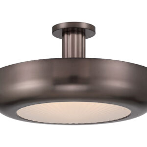Eurofase Macey, Flush Mount, 22", Harlow Bronze, Etched Glass – Eurofase Flush Mounts