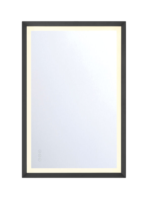 Eurofase Artell, Mirror , 24" X 36", Brushed Black – Eurofase Mirrors