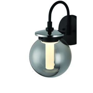 Eurofase Caswell, Outdoor, 18", Powder Coat Black, Smoked Glass – Eurofase Outdoor