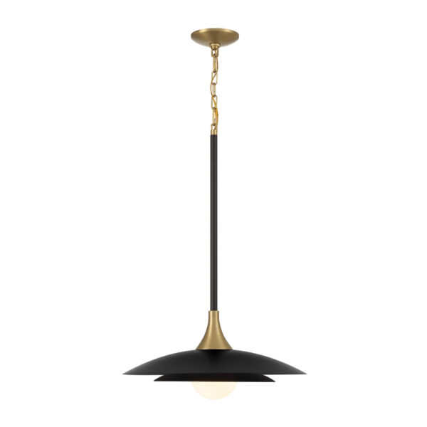 Eurofase Welsh, Pendant, 18", Matte Black, White Glass – Eurofase Pendants