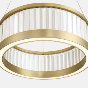 Eurofase Empra, Pendant, 24", Gold, Clear Crystal – Eurofase Pendants