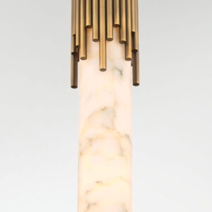 Eurofase Venna, Pendant , 23", Antique Brass, Alabaster – Eurofase Pendants