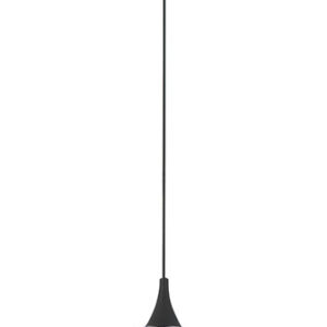 Eurofase Iissa, Pendant, 6", Matte Black, Smoked Glass – Eurofase Pendants