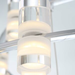 Eurofase 8-Light 42" Integrated Led Linear Chandelier – Eurofase Chandeliers
